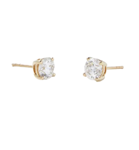 Quince 14k Gold Lab Grown Diamond Solitaire Studs