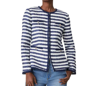 Ann Taylor Striped Jacket