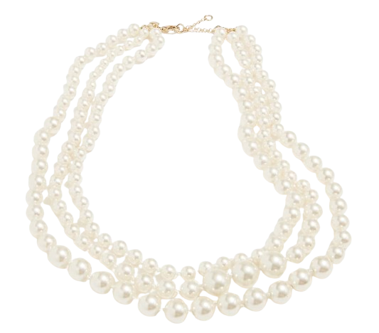 J.Crew Factory Pearl Layering Necklace