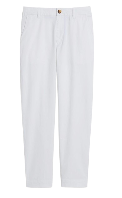 Vineyard Vines Mid Rise Vintage Chino in White
