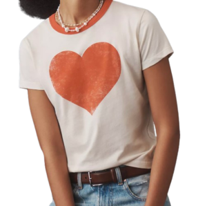 Letluv Heart Ringer Tee