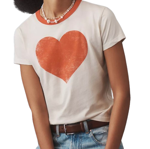 Letluv Heart Ringer Tee