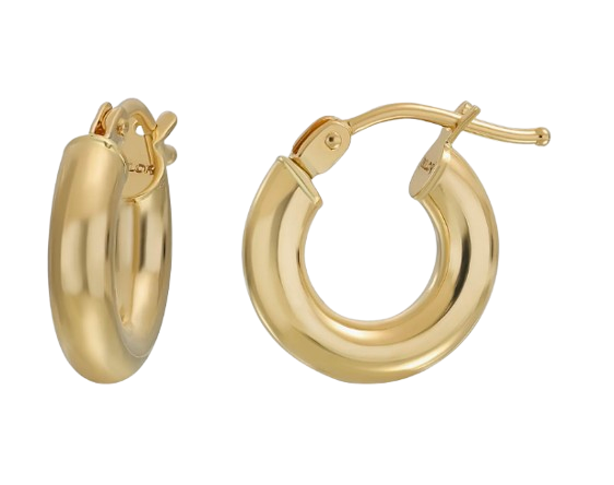 Nordstrom Chunky Gold Hoop