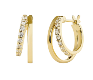 Nordstrom Double Hoop Earring