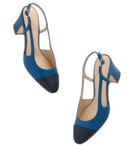 Talbots Blue Slingback Pumps