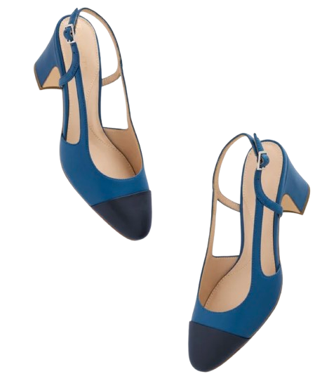 Talbots Blue Slingback Pumps