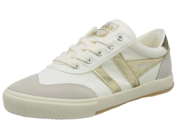 Gola Badminton Sneaker – Off/White Gold