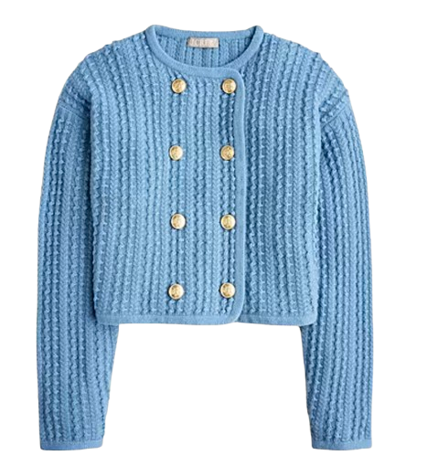 J.Crew Double Breasted Sweater Jacket