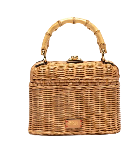Frances Valentine Wicker Lunchbox