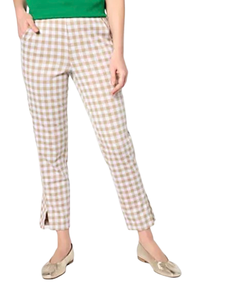 QVC Gingham Pants