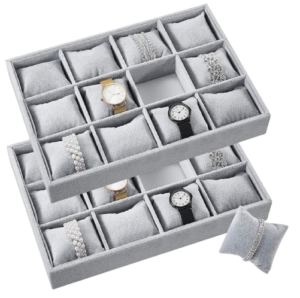 Velvet Watch and Bracelet Tray