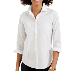 Talbots White Perfect Shirt