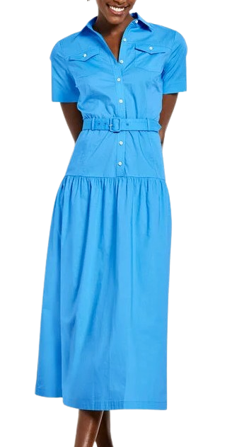 Talbots Fresh Poplin Utility Dress