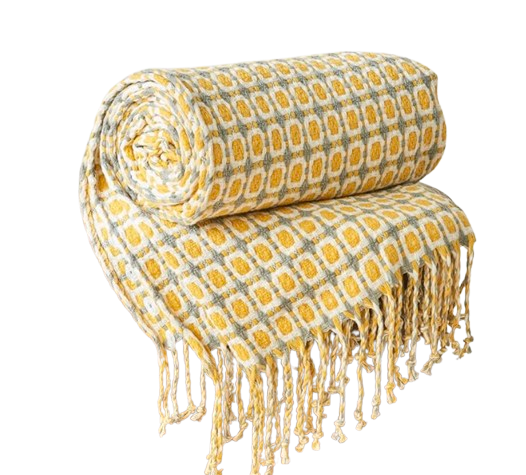 Amazon Yellow Throw