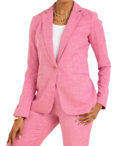 Talbots Single Button Twill Blazer