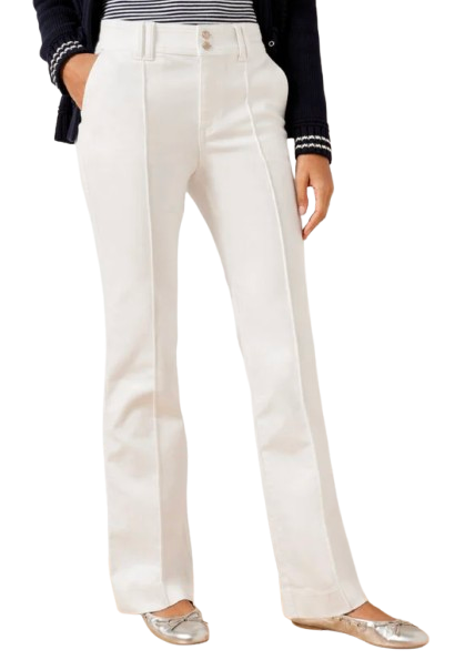 Talbots Flare Leg Pintuck Jeans