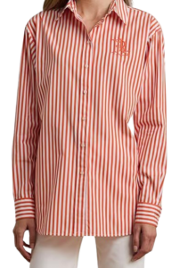Lauren Ralph Lauren Striped Button-Up