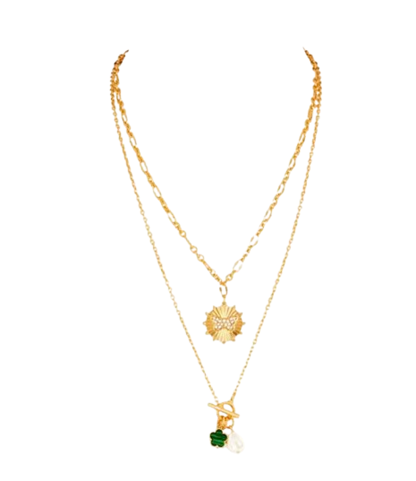 Talbots Spring Charm Layered Necklace