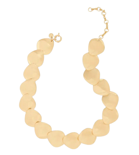 Talbots Wavy Disc Statement Necklace