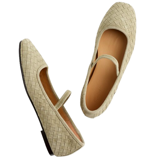 Madewell Greta Ballet Flat – Washed Olive