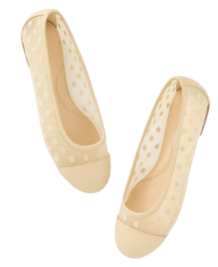 Talbots Mesh Toe Ballet Flats