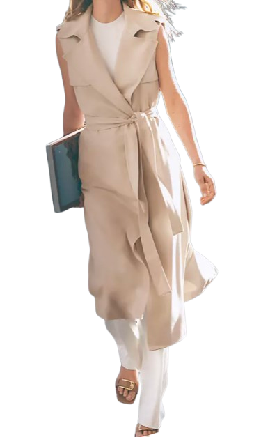 Ann Taylor Sleeveless Trench Coat