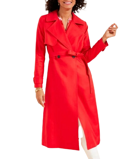 cropped Trench Coat