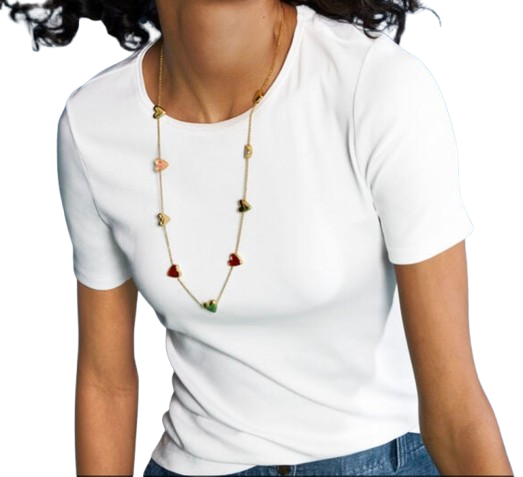 Pima Cotton Crewneck White