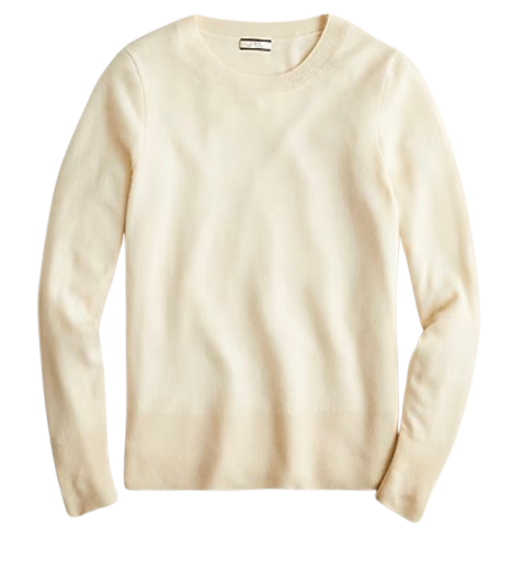 J.Crew Cashmere Sweater – White