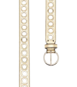 Sandro Adelia Gold Grommet Belt
