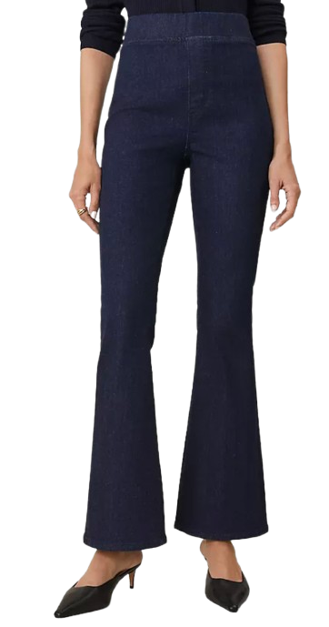 Ann Taylor Pull-On Flare Jeans