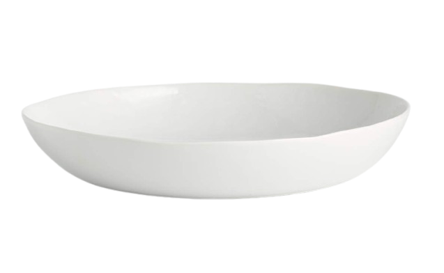 Crate & Barrel Mercer White Serving Bowl