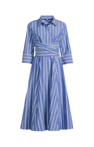 Lands’ End Stripe Shirtdress