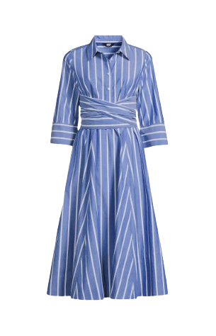 Lands’ End Stripe Shirtdress