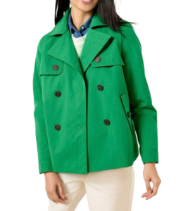 Talbots Cropped Trench Coat