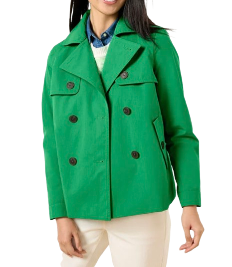 Talbots Cropped Trench Coat