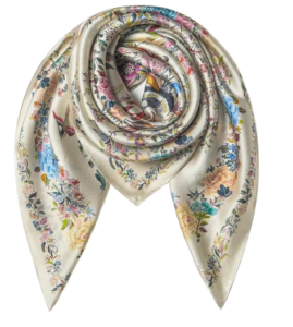 Mulberry Silk Floral Print Scarf