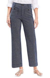 Loft Petite Palmer Wide Leg Crop Pants