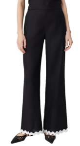 Ann Taylor Petite Wide Leg Pant in Linen