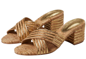 Schutz Latifah Cork Mule Sandals