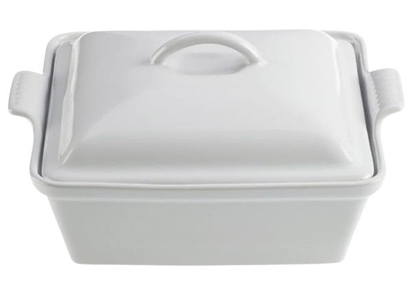 Le Creuset Stoneware Heritage Covered Square Casserole