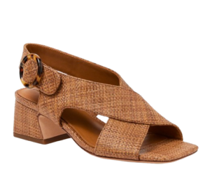 J.McLaughlin Jessa Raffia Slingback Heels
