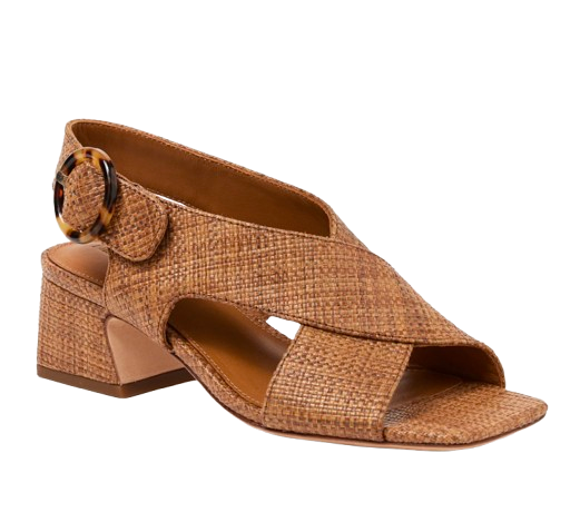 J.McLaughlin Jessa Raffia Slingback Heels