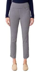 J.McLaughlin Gingham Pants – Navy & White