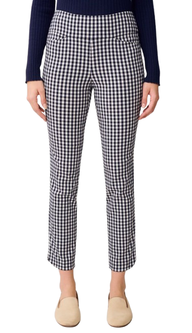 J.McLaughlin Gingham Pants – Navy & White