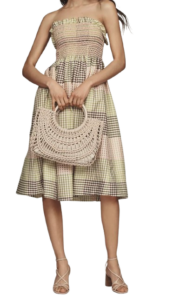 Maeve Strapless A-Line Midi Dress