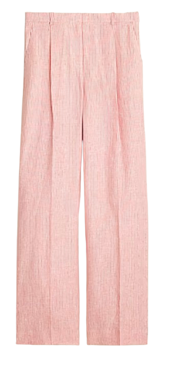 J.Crew Linen Pants – Red Stripe