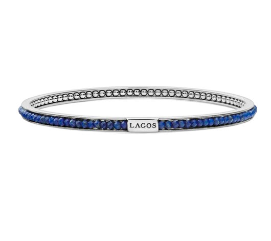 Lagos Lapis Caviar Bangle