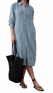 Banana Republic Factory Linen Blend Shirtdress
