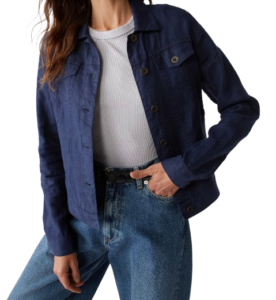 Michael Stars Jean Linen Jacket